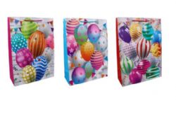 SAC CADEAU LARGE DE LUXE - BALLONS ASST